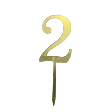  Torta beszúró szám arany " 2 " sütés és főzés