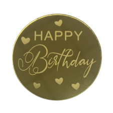 Torta korong " Happy Birthday" sütés és főzés