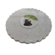  TORTAALÁTÉT 30CM KEREK, EZÜST konyhai eszköz