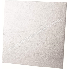  Tortadob ezüst 25*25 cm, vékony sütés és főzés