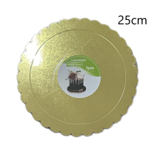 Tortakarton, torta alátét arany, 25 cm, kör-5db sütés és főzés