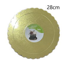  Tortakarton, torta alátét arany, 28 cm, kör-5db sütés és főzés