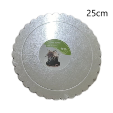  Tortakarton, torta alátét ezüst 25cm-kör 5db sütés és főzés
