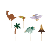  Tortalapát Dinosaurs, 8-12 cm, mix (1 pkt / 6 db.)