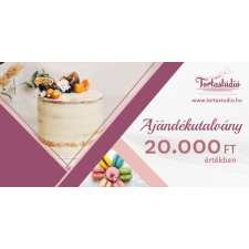Tortastúdió Ajándékutalvány - 20 000 Ft - Szállítással sütés és főzés