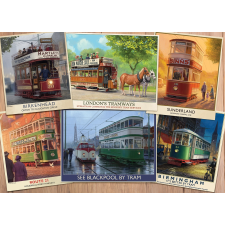 Történelmi Villamosok 1000 Darabos Puzzle puzzle, kirakós