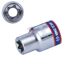  Torx dugókulcs fej 1/4&quot; E 7 dugókulcs