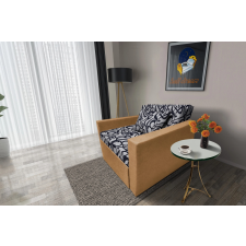  Tosca ágyneműtartós fotelágy okker szövet tosca minta fantasztikus 80x190cm-es fekvőfelülettel ágy és ágykellék