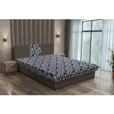  Tosca franciaágy mély földszürke és tosca mintás szövet lenyűgöző 4 méretben ágy és ágykellék