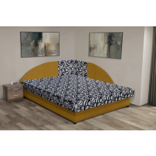  Tosca saroktámlás franciaágy őszarany és tosca mintás szövet lenyűgöző 4 méretben ágy és ágykellék