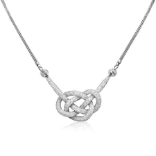  Toscana Ezüst Csomós Nyaklánc - 41cm nyaklánc