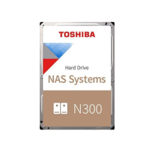 Toshiba 4TB 7200rpm SATA-600 512MB N300 (HDWG740EZSTC) merevlemez, ssd