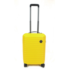 TOUAREG négykerekes citromsárga kis bőrönd TG663 S-citromsárga