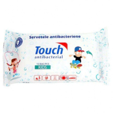  Touch Kids Antibakteriális nedves törlőkendő, 15 db törlőkendő
