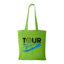 Tour de Balaton - Bevásárló táska zöld ajándéktárgy