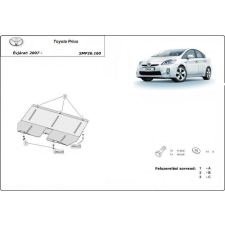  Toyota Prius, 2009-2018 - Motorvédő lemez autóalkatrész