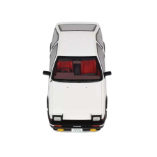  Toyota Sprinter Trueno EA86 fehér1985 modell autó 1:18 makett
