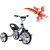 TOYZ Toys York háromkerekű Tricikli- Szürke+ Ajándék 85db puzzle