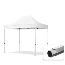  TP 3x2m összecsukható aluminium 800N pavilon, oldalfal nélkül - fehér kerti bútor