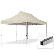  TP 3x6m összecsukható alumínium pavilon, oldalfal nélkül - krém kerti bútor