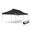  TP 4x8m összecsukható aluminium 800N pavilon, oldalfal nélkül - fekete