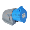 TP Electric 3120-307-0900 3x16A - Felületre rögzíthető dugalj- 83x90 alap (IP44)