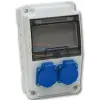TP Electric 3318-200-0000 Ipari doboz szerelt 130x220 2x(2P+F) előlapon