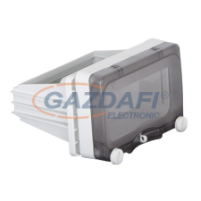 TP Electric 3340-326-0600 Modul ablak 6 férőhelyes süllyesztett, kalapsínnel, 80mm mély villanyszerelés