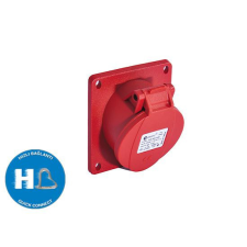 TP Electric Ipari csatlakozó dugalj 3317-es dobozhoz beépíthető 4P 32A 75x75mm villanyszerelés