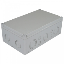 TP Electric KÖTŐDOBOZ 180X300X110 IP67 PERFORÁLT OLDALFAL, TELI TETŐ, 10DB KIKÖNNYÍTÉS villanyszerelés