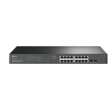 TP-Link 16x1000Mbps(16xPOE+) + 2xGigabit SFP switch (TL-SG2218P) (TL-SG2218P) hub és switch