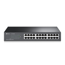 TP-Link Switch - TL-SF1024D (24 port, 100Mbps; fém ház, rackbe szerelhető) hub és switch
