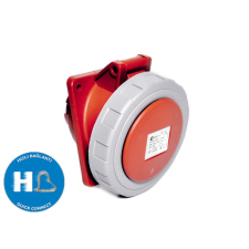 TPLAST 5x32A - Beépíthető dugalj (rugós - gyors bekötésű) IP67 villanyszerelés