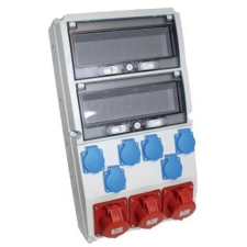 TPLAST IPARI DOBOZ SZERELT 300X540MM,IP44,6X(2P+F) + 3X(5P16A), 2X13MODUL villanyszerelés