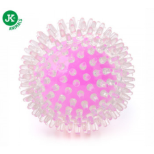  TPR Tüskés labda rózsaszín 9cm Jk 45902-2 játék kutyáknak