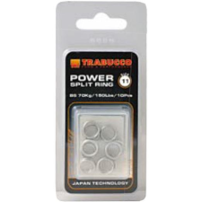 Trabucco Power Split Ring 11mm, kulcskarika 10 db/csg horgászkiegészítő