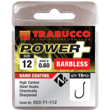 Trabucco Power + szakállnélküli horog 14 15db/csg horog