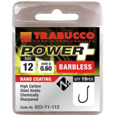  Trabucco Power + szakállnélküli horog, méret: 20 horog