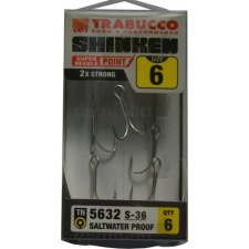 Trabucco SHINKEN DOUBLE HOOKS S-36 PS #01 6db/csg, kettes horog horog