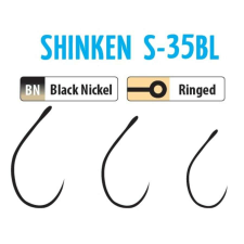 Trabucco Shinken Hooks S-35Bl Bn #4 10db szakáll nélküli horog horog