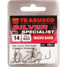  Trabucco Silver Specialist feeder horog, méret: 16 horog