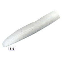  Trabucco Slurp Bait Fat Trout Worm white glitter 10db csali