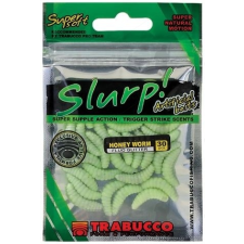 Trabucco SLURP BAIT HONEY WORM FLUO GLITTER 30 db fluo méhlárva csali