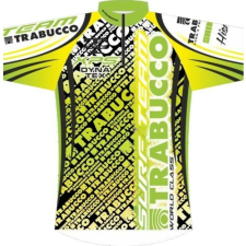 Trabucco Surf Team póló L Zőld/sárga horgászkiegészítő