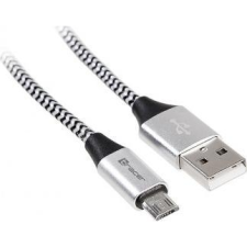 TRACER Cable USB 2.0 AM-micro 1m black-silver (TRAKBK46928) kábel és adapter