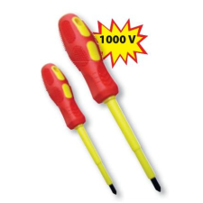 TRACON 1000V-ra szigetelt csillagfejű csavarhúzó 5x125mm villanyszerelés