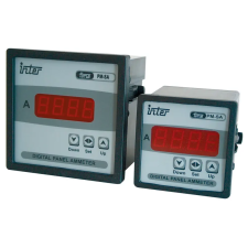 TRACON ACAMD-72 Digitális váltakozó áramú ampermérő áramváltós méréshez 72×72mm, 5A AC mérőműszer