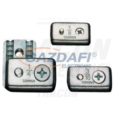 TRACON AMAX3 Sodronyszorító bilincs, acélmax, acél d=3mm (1/8coll), M3 villanyszerelés