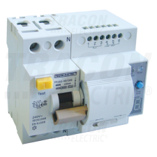 TRACON Áram-védőkapcsoló visszakapcsoló automatikával, 2 pólusú63A, 100mA, 10kA, A / AC villanyszerelés