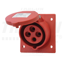 TRACON Beépíthető ferde ipari csatlakozóaljzat 16A, 400V, 3P+E, 6h, IP44 villanyszerelés